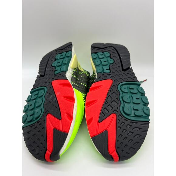 Adidas Nite Jogger Sneakers Green/White 3M Reflective EF5406 Men’s Size 12 NWT - Picture 4 of 16